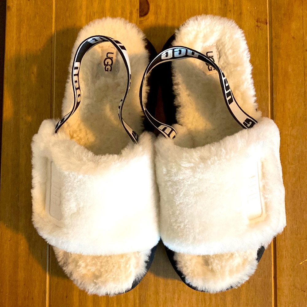 Ugg Fuzzy Platform Sandal